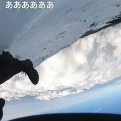 【速報】富士山滑落し…